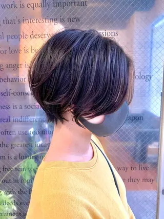 ショート カラー 園 冬稀のヘアスタイル