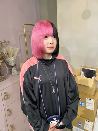 ショート カラー qulim所属・前橋 姫奈のヘアスタイル