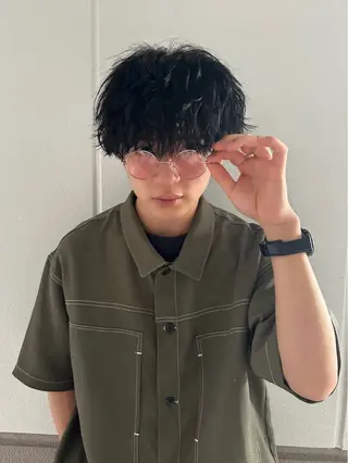 メンズ LIC南堀江所属・【LIC】南堀江 安藝颯/メンズカットのヘアスタイル