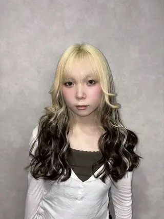 ミディアム カラー BIZE 💚りょうか💚のヘアスタイル