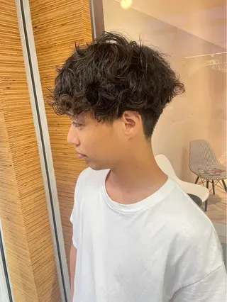 ショート パーマ 中田 渚のヘアスタイル