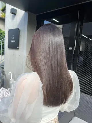 ロング カラー 透明感カラー ✨ 韓国艶髪💗菅原のヘアスタイル