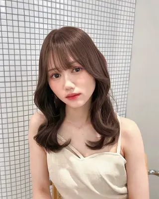 ミディアム ミディアムヘア Chifumiのヘアスタイル