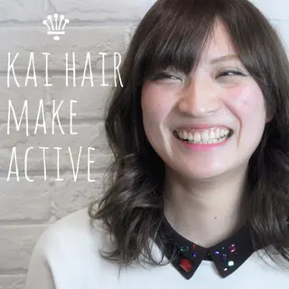 セミロング カラー 坂東 秀幸のヘアスタイル