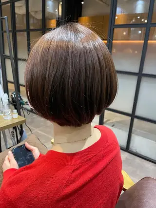 ミディアム パーマ カラー ヘアアレンジ 【N°deseo】 吉祥寺のヘアスタイル