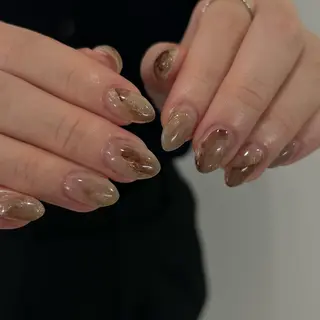 ネイル Ray. ちゅるん系ニュアンスのネイルデザイン