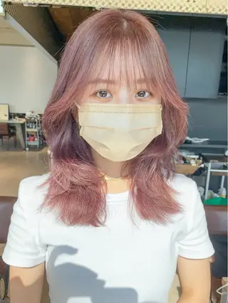 ミディアム 【1日2名様限定】 AFLOAT白川雄副のヘアスタイル