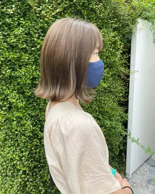 ミディアム カラー 柔らかいcolor 🌿harukaのヘアスタイル