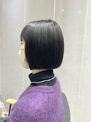ショート ボブ/美髪矯正 /佐藤　奈巳のヘアスタイル