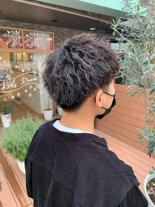 パーマ メンズ 縮毛矯正 髪質改善　鈴木のヘアスタイル