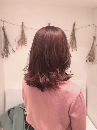 ミディアム カラー はだゆうき @hadadan08のヘアスタイル