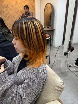 ミディアム 新越谷ハイトーン/ 透明感カラー/ryuのヘアスタイル