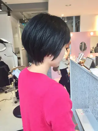 ショート 所渉/韓国レイヤー /ウルフカットのヘアスタイル