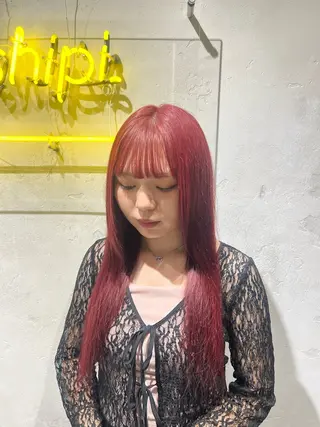 ミディアム デザイン🥇複雑履歴 ハイトーン特化のヘアスタイル