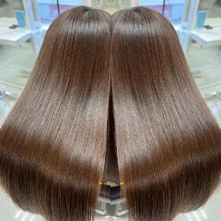 ロング 【縮毛矯正/レディー スカット】美涼🎀のヘアスタイル