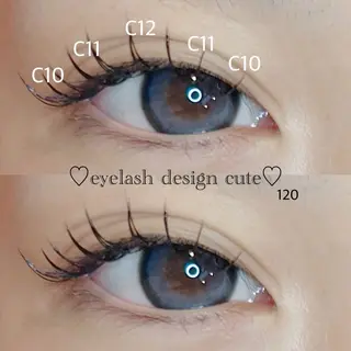マツエク・マツパ AXSIA EYELASHのマツエク・マツパデザイン
