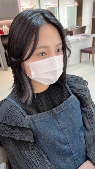 ミディアム Eleanor 池袋 ミカのヘアスタイル