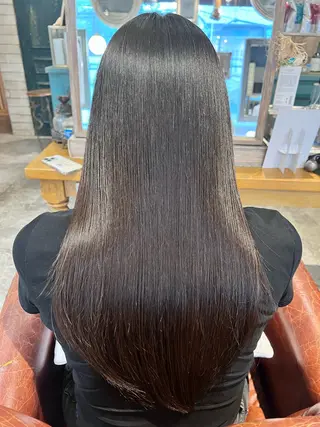 ロング パーマ 小笠原 悠斗のヘアスタイル