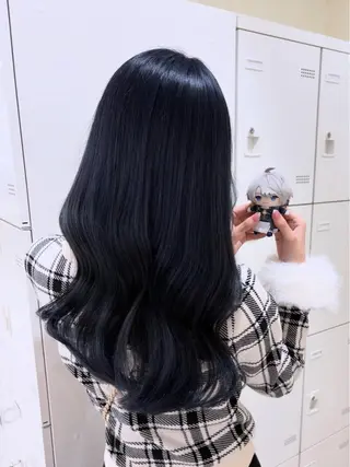 セミロング カラー ヘアアレンジ 💟RINNA 艶カラー💟のヘアスタイル