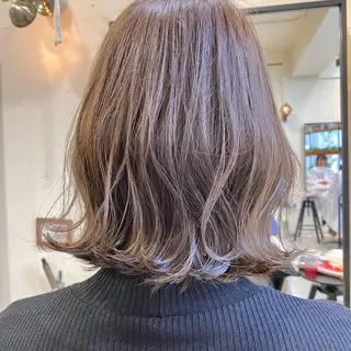 ミディアム カラー ヘアアレンジ tane.所属・【ダメージレス施術】 【透明感】北村 拓也のヘアスタイル