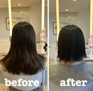 ショート 縮毛矯正／ 似合わせ／古津遼平のヘアスタイル