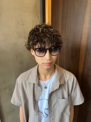 パーマ メンズ 髪質改善|縮毛矯正 ◎店長◎Keitaのヘアスタイル
