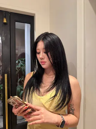 ロング 佐藤 天真のヘアスタイル