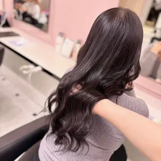 ロング miku/ラベンダー 透明感カラー🪻❤︎のヘアスタイル