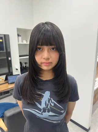 ロング BELLE by revo所属・𝘀𝗮𝗲/ 艶髪/ショートボブのヘアスタイル