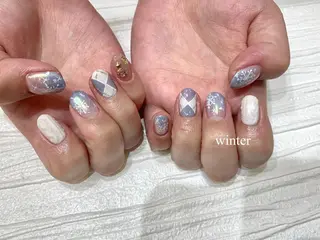 ショート m kaori𓃟のネイルデザイン