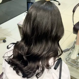 ミディアム パーマ 韓国風/コテ巻き風 パーマ/るい🌀のヘアスタイル