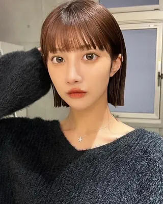 ショート カラー ボブ特化型美容師/赤 み消しカラー/ももかのヘアスタイル