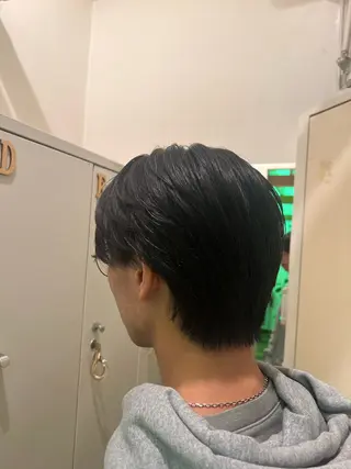 メンズ ハイトーンカラー/エ クステ/デザインのヘアスタイル