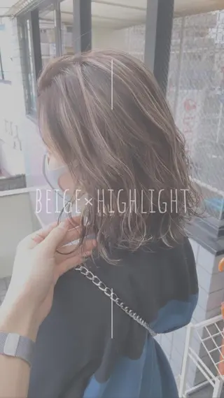 ミディアム カラー SAKURA✨ ショート/ボブのヘアスタイル