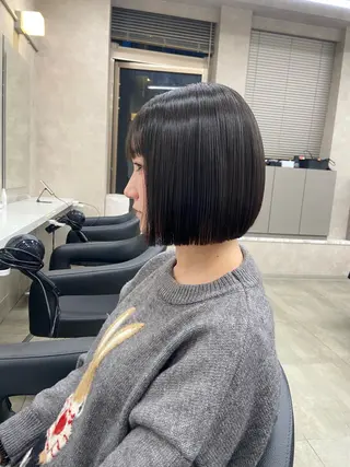 ショート カラー ヘアアレンジ flammeum所属・ハイトーン/ボブ /misakiのヘアスタイル