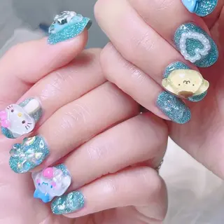 ネイル Hana NAIL所属・🩵 Rin🩵のネイルデザイン