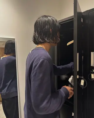 パーマ メンズ 松本 雪愛のヘアスタイル