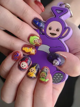 ネイル 3dパーツ/流行り 👧shushu❤️のネイルデザイン