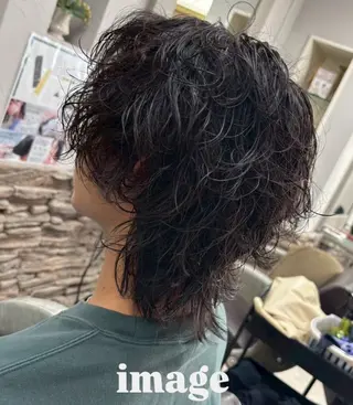 ミディアム メンズ 🌙透明感カラー／ 丁寧施術｜松本のヘアスタイル