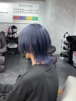 セミロング カラー ダブルカラー特化💍 tiam💍韓国ヘアのヘアスタイル