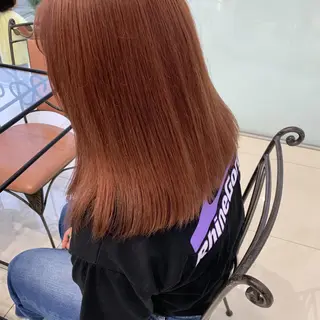 セミロング カラー 髪質改善🫧ベージュ 椙山 響のヘアスタイル