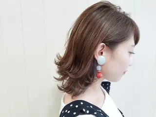 ミディアム カラー imai /カット/パーマのヘアスタイル