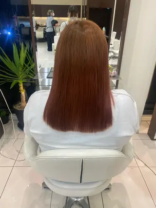 セミロング 内山 歩美のヘアスタイル