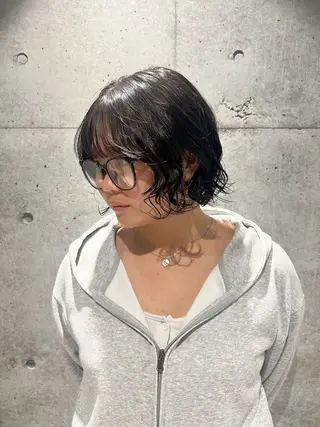 ショート 透明感カラー/ベージ ュ/HIKARU🌿のヘアスタイル