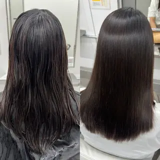 セミロング 髪質改善/縮毛矯正 カット/佐野友尉のヘアスタイル