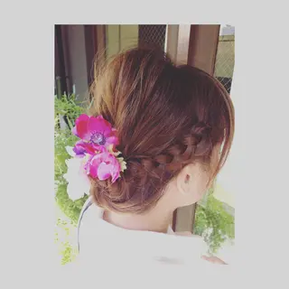 ヘアアレンジ ヘアサロンドア　hair salon　door所属・やまもと すぐるのヘアスタイル