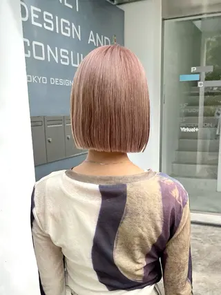 ショート カラー 艶カラー 🤍🫧/makoのヘアスタイル