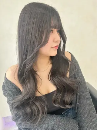 ロング 暖色カラー🩷カット モデル大募集🦋紗矢のヘアスタイル