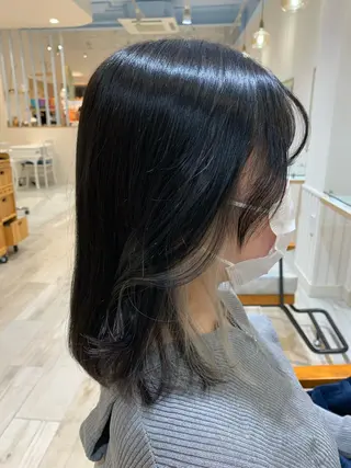 ミディアム カラー 🦋 Saki🦋のヘアスタイル