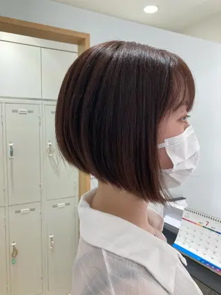 ショート カラー cyan SANAMIのヘアスタイル